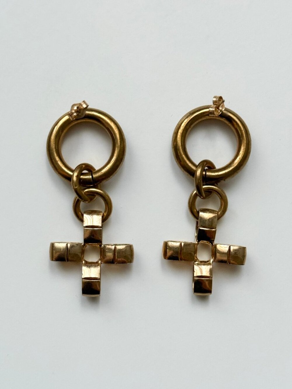 Laura Lombardi Fiore Earrings Gold - Picture 3 of 4